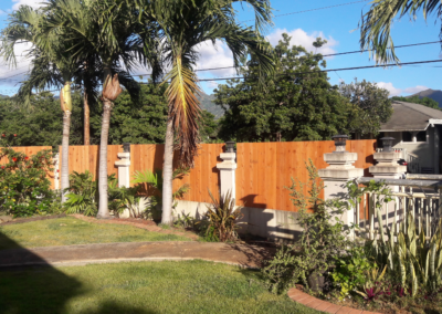 Our very private, beautifully landscaped front yard makes this vacation rental a delight.