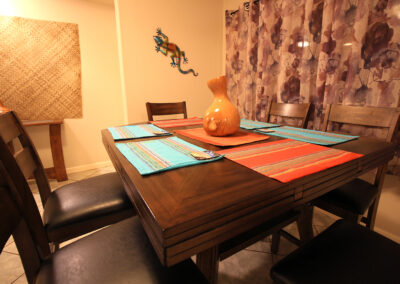 Dining Room at the Tradwinds Ranch House