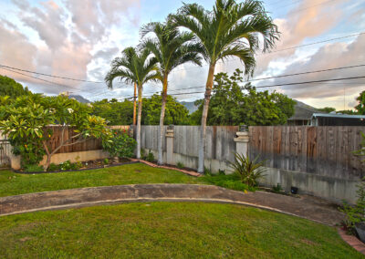 A front yard that looks and feels like a resort