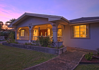 Sunset at the Tradewinds Ranch House