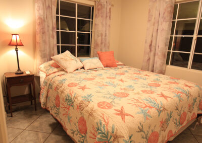 Comfy Cal-King beds are one of the things our vacation rental guests like best.